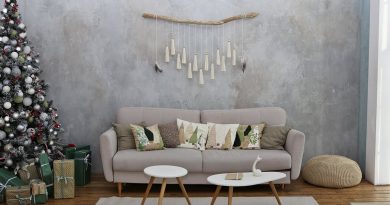 decorate a blank wall with macrame